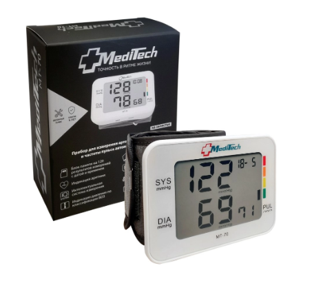 Тонометр MediTech МТ-70 на запястье