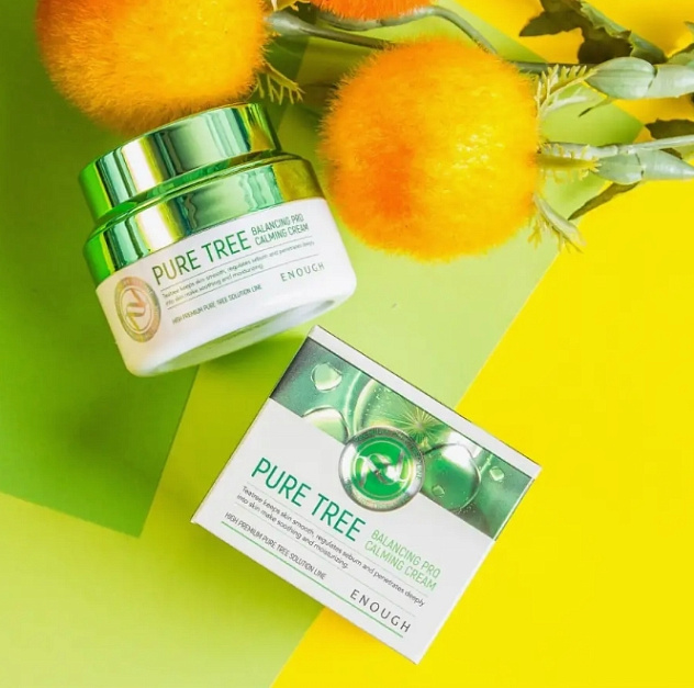 Крем для лица с экстрактом листьев чайного дерева Pure Tree Balancing Pro Calming Cream