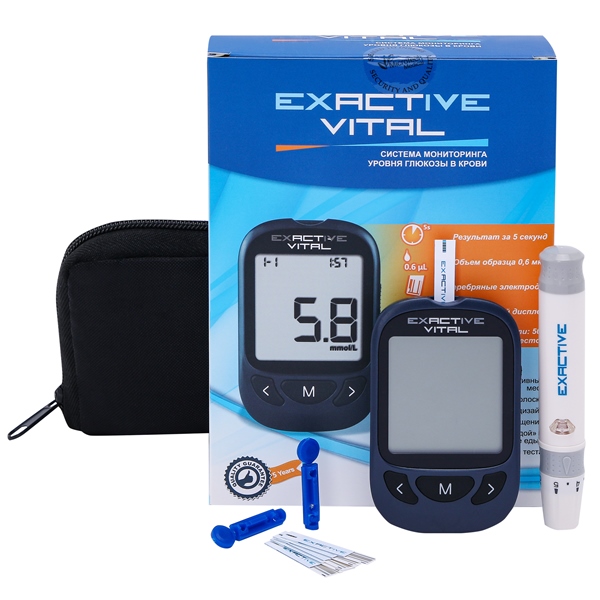 Глюкометр Exactive Vital (без т/п)
