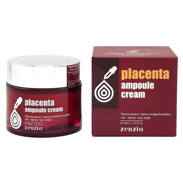 Крем для лица с плацентой ZENZIA PLACENTA AMPOULE CREAM