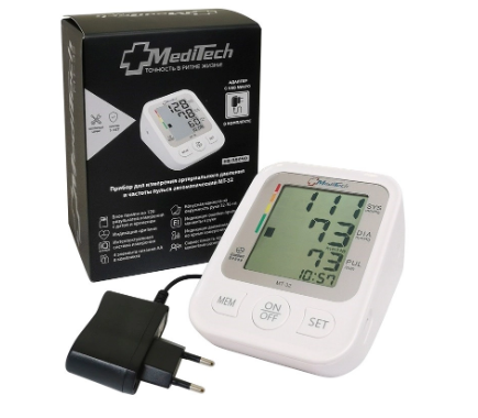 Тонометр MediTech МТ-32 (манжета 22-36 см) с адаптером