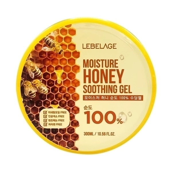 Гель для лица и тела с экстрактом меда LEBELAGE MOISTURE HONEY 100% SOO