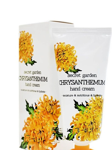Крем для рук с экстрактом хризантемы JIGOTT SECRET GARDEN CHRYSANTHEMUM
