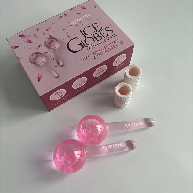 Массажер для лица криосферы Ice Globes Cooling Facial, набор из 2-х шт AYOUME