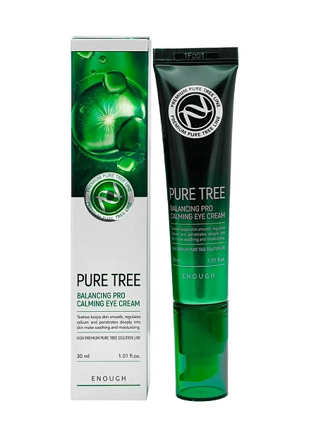 Крем для кожи вокруг глаз успокаивающий с экстр.чайного дерева Enough Premium Pure Tree Balanc 30мл