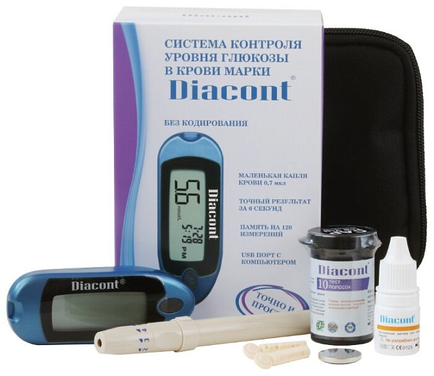Глюкометр "Diacont" Compact
