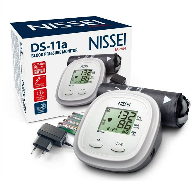 Тонометр NISSEI DS-11А автоматический (манжета 22-42 см)