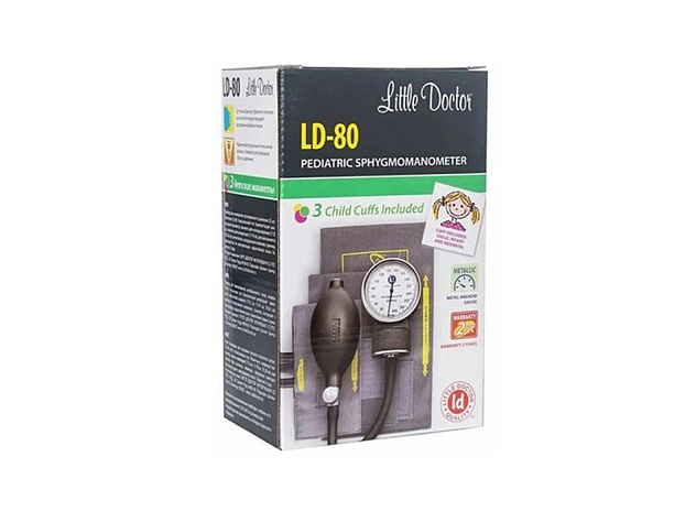 Тонометр механический LD 80 (3 детские манжеты)