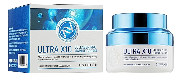 Крем для лица с коллагеном Ultra X10 Collagen Pro Marine Cream 50мл